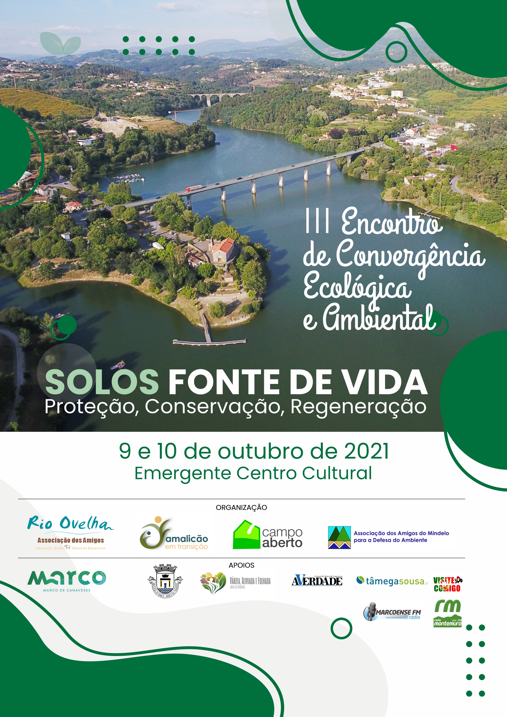 III Encontro de Convergência Ecológica e Ambiental, Emergente Centro Cultural, Marco de Canaveses